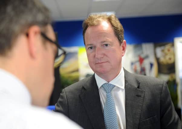 Phillip Monks, chief executive of Aldermore, interviewed at the bank's new business centre in Leeds. Picture by Steve Riding