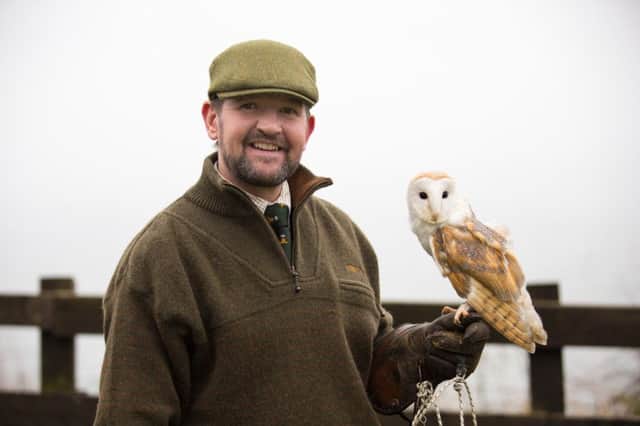 Mark Allen with Barnie the Barn Owl