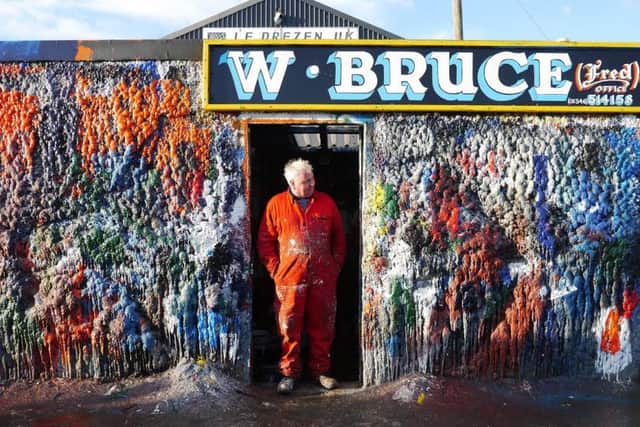 W Bruce Ship Painters, Fraserbrugh, part of the Extra(ordinary) Photographs of Britain Collection.