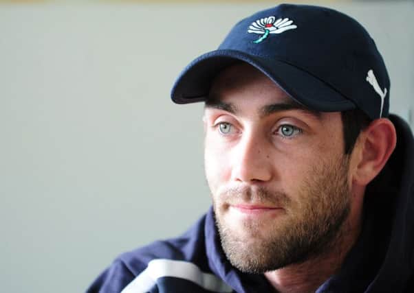 Glenn Maxwell is looking forward to teaming up with fellow Australian Aaron Finch next month for Yorkshire as they go in search of success in the NatWest T20 Blast (Picture: Steve Riding).