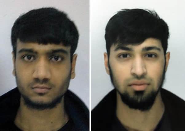 Family handout photos of Hassan Munshi (left) and Talha Asmal, both 17, who are believed to have travelled to Syria.