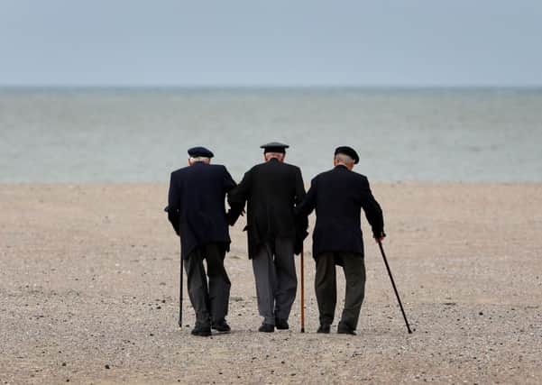 Dunkirk veterans James Baynes, Arthur Taylor and Michael Bentall,  all aged 94, revisit the beaches to mark the  75th anniversary of Operation Dynamo.