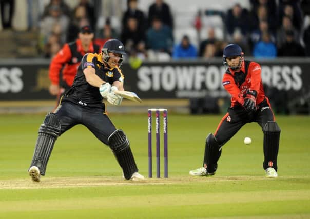 Captain Andrew Gale top-scored for Yorkshire Vikings at the Riverside but it was in a losing cause as the visitors slipped to their first NatWest T20 Blast defeat of the campaig (Picture: Steve Riding).