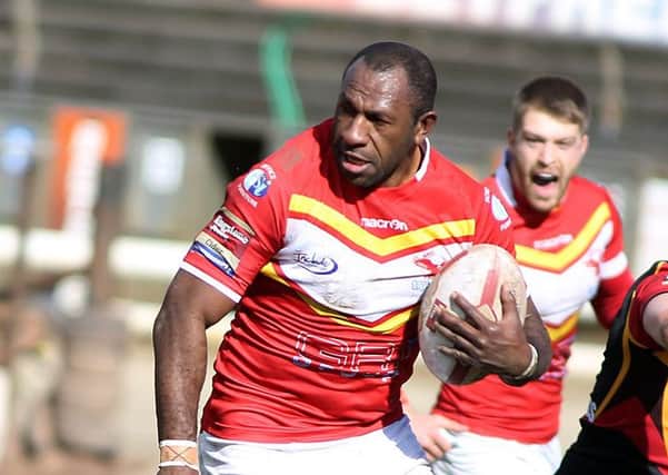 Menzie Yere was in inspired form for Sheffield at Hunslet.
