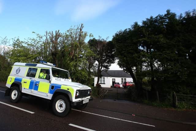 Police outside Caberfeidh cottage in Fort William, after former Liberal Democrat leader Charles Kennedy has died suddenly at home.