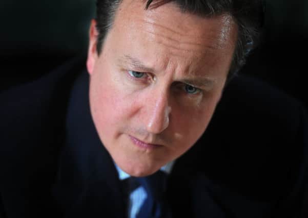 David Cameron, pictured during a visit to The Yorkshire Post offices by Tony Johnson
