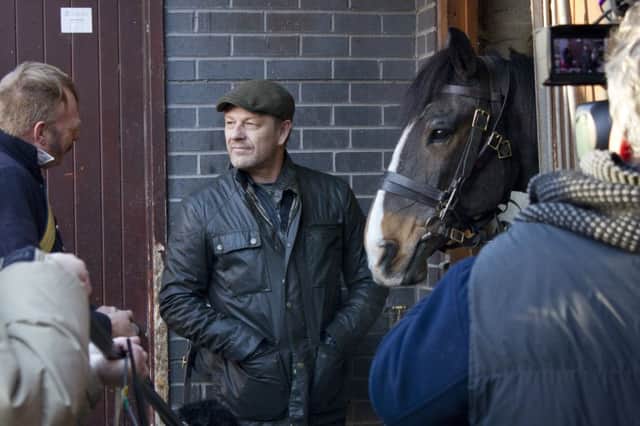 Sean Bean on a visit to the Royal Armouries, Leeds