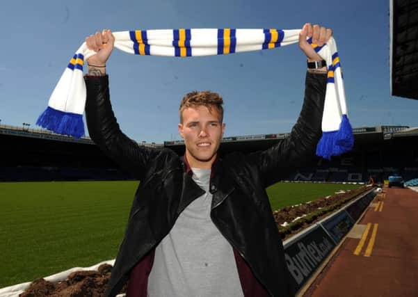 New signing Lee Erwin at Elland Road, Leeds. Picture by Simon Hulme