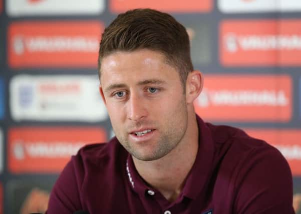 England's Gary Cahill during the press conference at The Grove Hotel, Hertfordshire. (Picture: Mike Egerton/PA Wire).