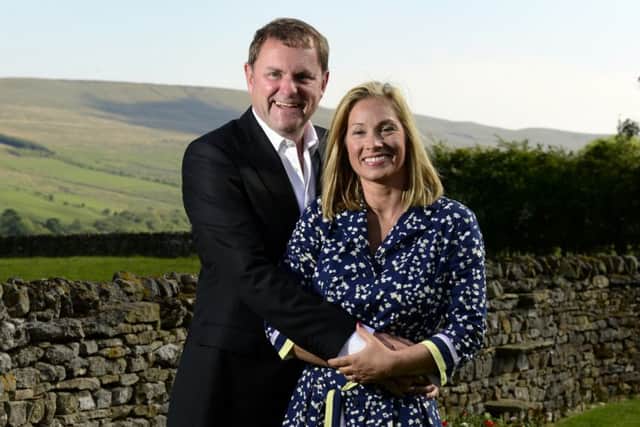 Gary and Anne Verity at home in Coverdale, North Yorkshire.  Gary has been given a Knighthood in the Queens birthday honours. (Picture Bruce Rollinson)