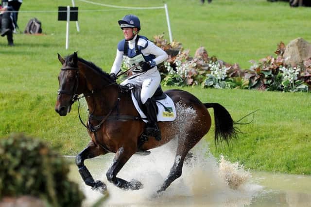 Pictured Nicola Wilson, on Watermill Vision, taking part in the Cross Country CIC*** event.