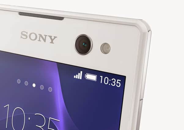 Sony's Xperia C3 phone has a wide-angle lens for group selfies