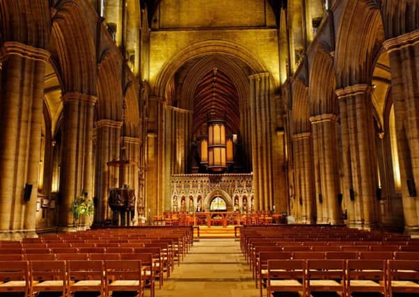 Sue Woodcock was delighted to have a look around the beautiful Ripon Cathedral.