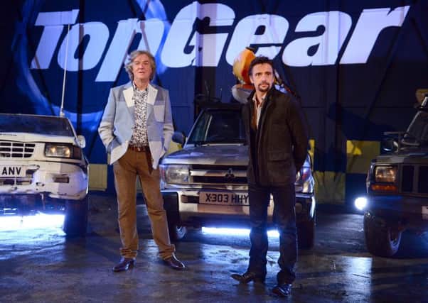 James May and Richard Hammond in the final Top Gear show featuring the pair and Jeremy Clarkson, which will be aired on Sunday 28 June.