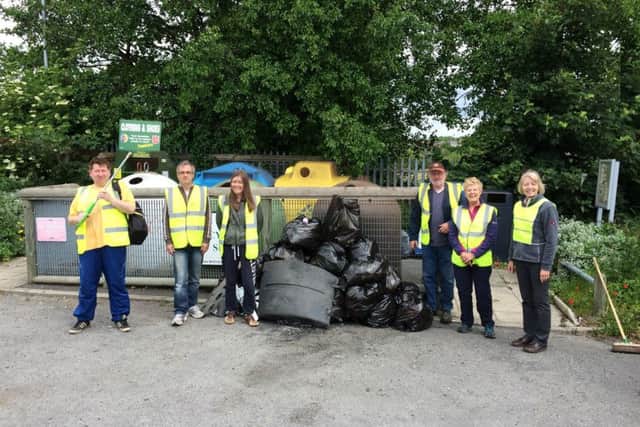 Dodworth Village Community Group held a litter pick for Clean Up Yorkshire on Sunday June 21, collecting 17 bags of rubbish.