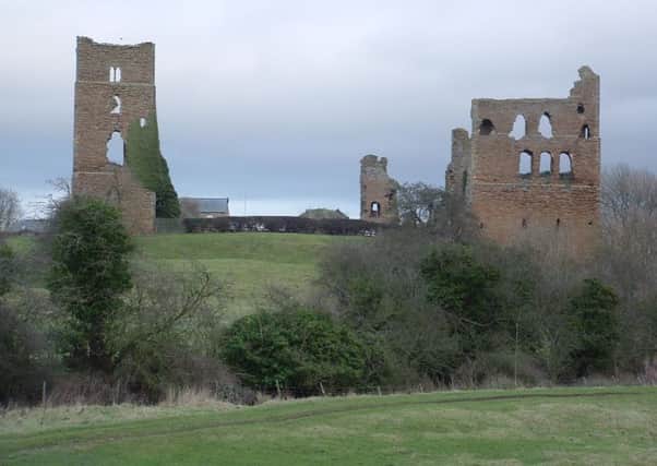Sheriff Hutton castle stands proudly above the village.