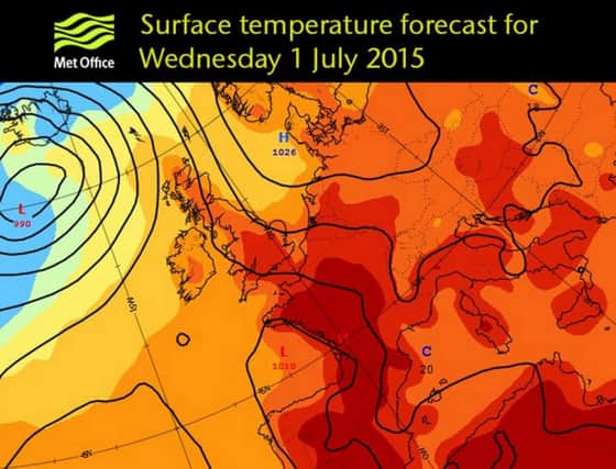 Temperatures could hit 30c across Yorkshire for the start of July.