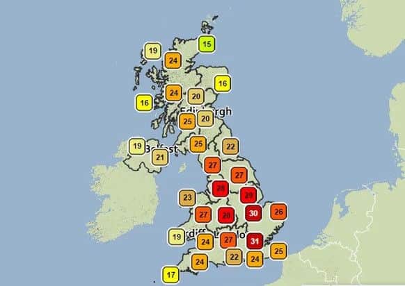The hot weather has prompted health warnings