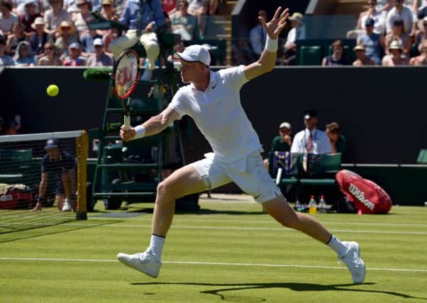 Kyle Edmund in action against Alexandr Dolgopolov. (Picture: Adam Davy/PA Wire).