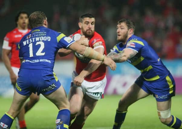 Hull Kingston Rovers' Tyrone McCarthy will face former side Warrington in Challenge Cup.
