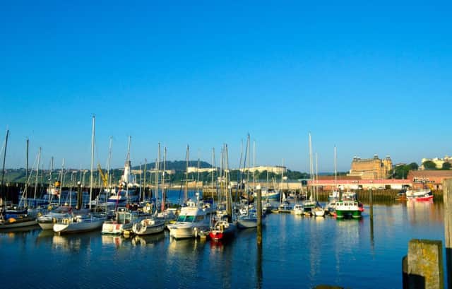 Early morning sunrise in Scarborough this morning, where boats can be seen drenched in the early sun. Picture: Ross Parry Agency