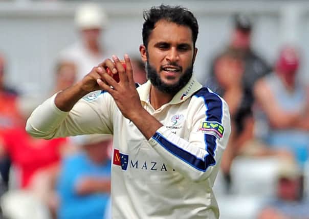 Adil Rashid is the surprise inclusion in England's first Ashes squad. (Picture: Tony Johnson)