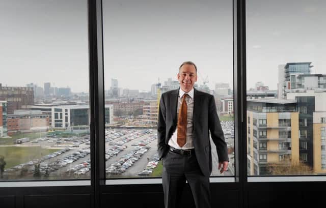 Guus Weiss, head of UK retail at GDF Suez Energy UK, surveying the scene from the companys offices in Leeds city centre.