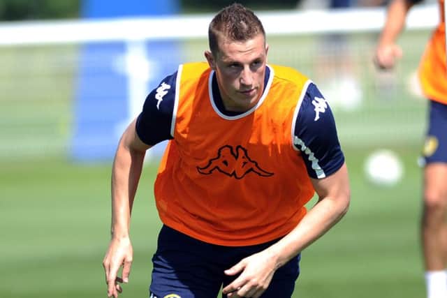 Leeds United training session at Thorp Arch.. New Signing Chris Wood. (Picture: Simon Hulme)