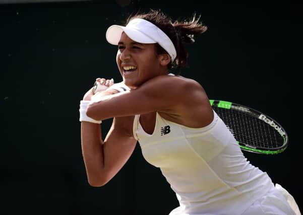 Heather Watson  believes she can beat Serena Williams today (Picture: Adam Davy/PA).
