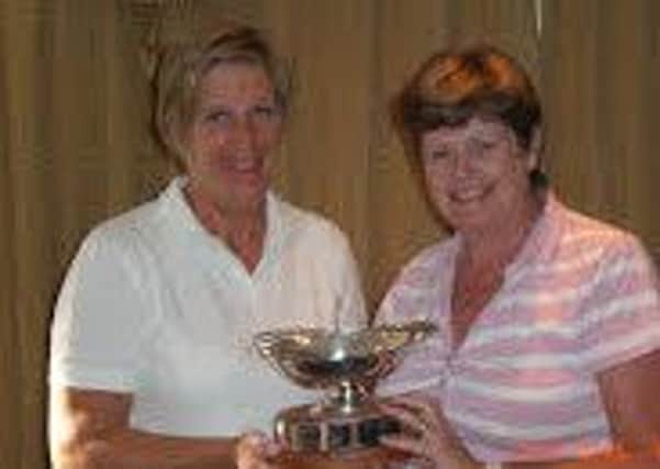 Julia Smith and Sandra Paul, winners of the YVLGA Fourball Better Ball event at Rotherham.