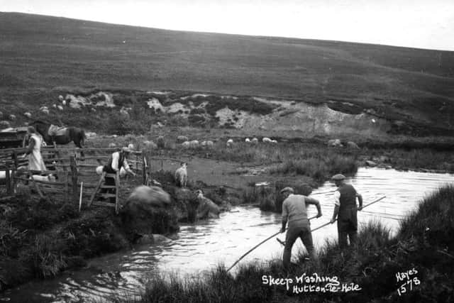 Sheep washing at Hutton Le Hole