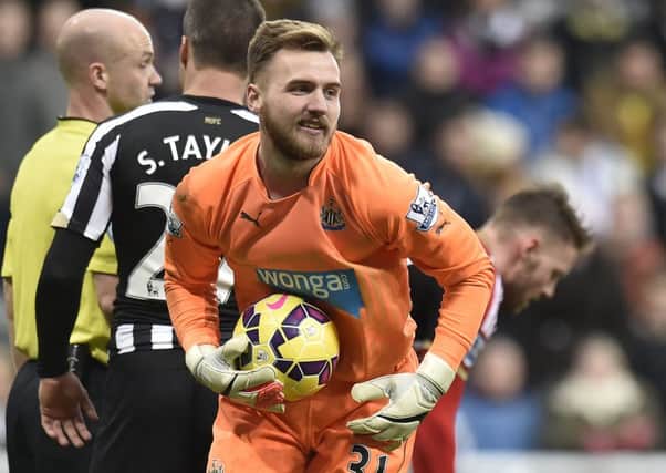 Former Newcastle keeper Jak Alnwick is on trial at Leeds United.
