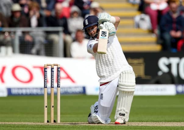 England's Joe Root during the First Investec Ashes Test.