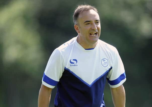 Carlos Carvalhal took charge of his first game as Owls head coach against Alfreton Town