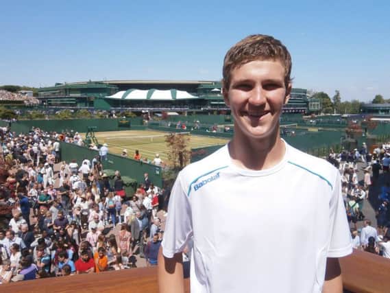 18-year-old tennis prospect Jonathan Gray