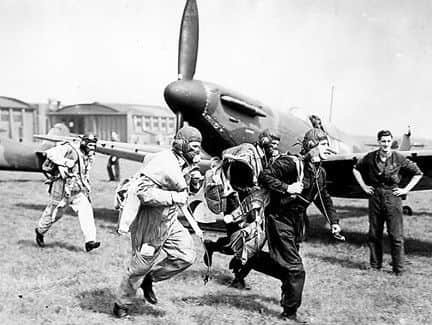 Battle of Britain pilots in 1940
