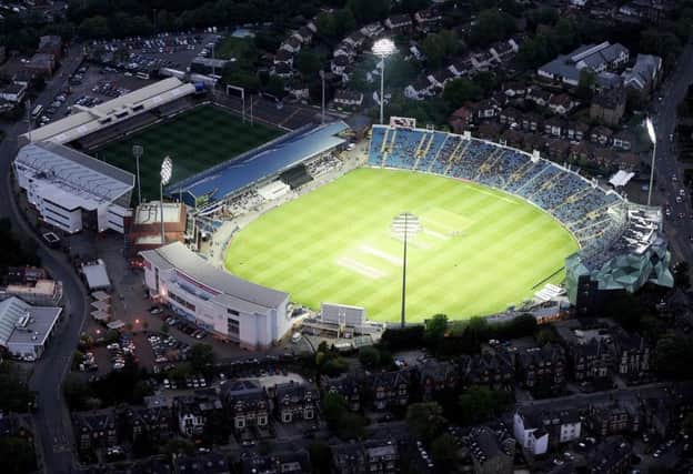 Headingley Stadium during the first floodlit match. Picture: SWPix