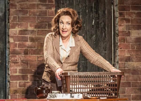 Pauline McLynn playing the part of Ella Khan in the national tour of Ayub Khan Dins drama East is East which is stopping off in York and Bradford next month.