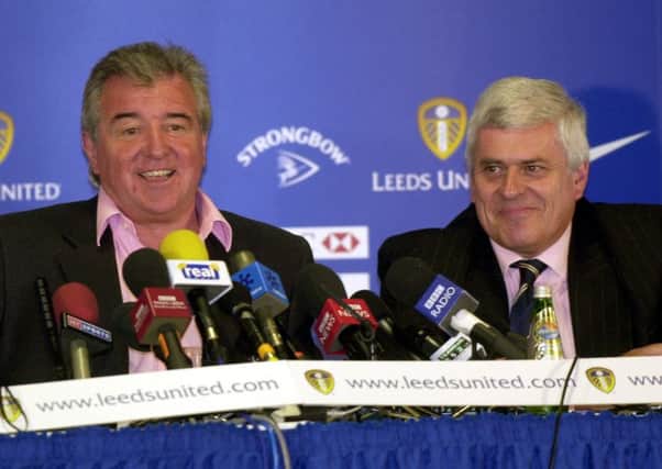 Terry Venables and Peter Ridsdale.