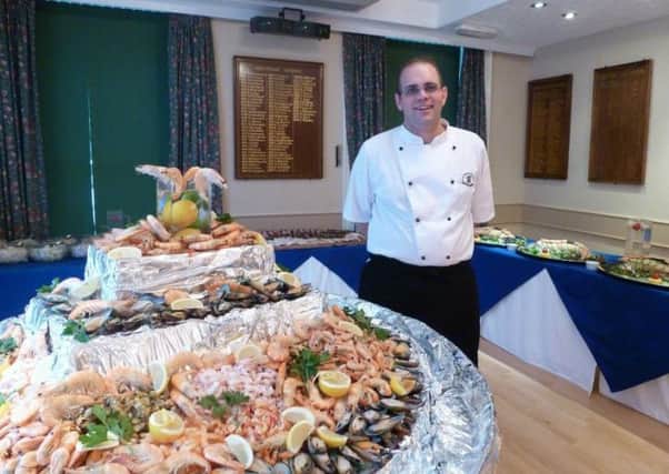 Meltham GC caterer Ashley Crampton pictured at the club's Summer Ball.
