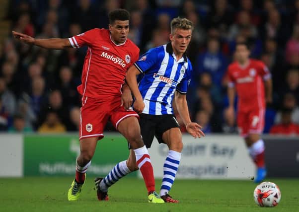 Cardiff City's Tom Adeyemi, who has signed for Leeds United on loan.