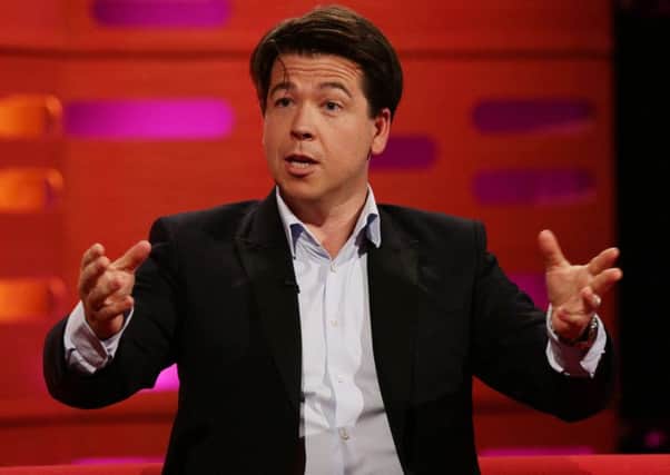 Picture of Michael McIntyre as Scotland Yard has defended a picture tweeted by a police helicopter team which appears to show the comedian standing in a London street. (Picture: Yui Mok/PA Wire)