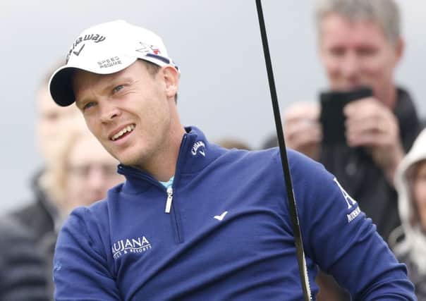 England's Danny Willett tees off on the 13th hole during a practice day ahead of The Open Championship.