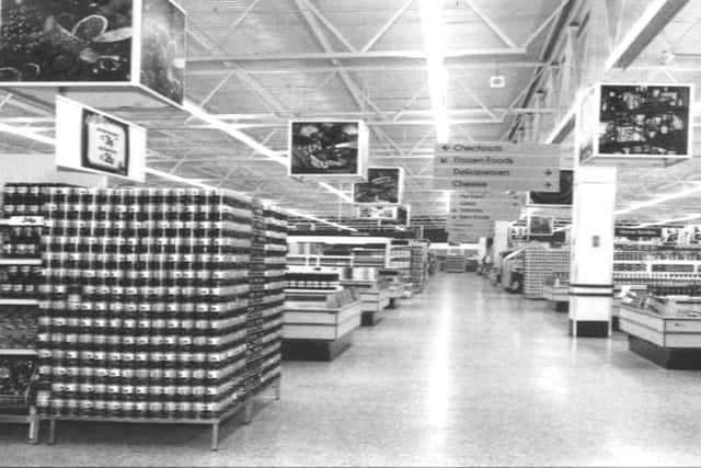 Library photo of an Asda store from the early years of the firm's development