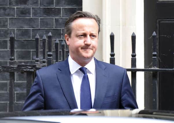 Prime Minister David Cameron leaving 10 Downing Street, London