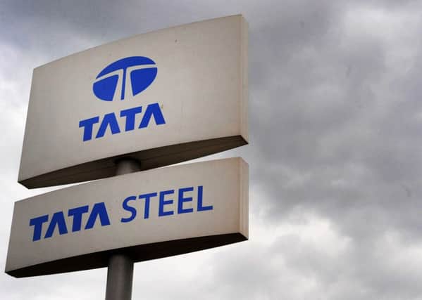 File photo dated 20/05/11 of a sign at a Tata facility. Tata Steel is planning to cut 720 jobs mainly at its plant in Rotherham, the company announced today. PRESS ASSOCIATION Photo. Issue date: Thursday July 16, 2015. The firm said the business had been underperforming in the face of steel imports due to the strong pound and higher electricity costs which it said were double those of European competitors. See PA story INDUSTRY Steel. Photo credit should read: Anna Gowthorpe/PA Wire