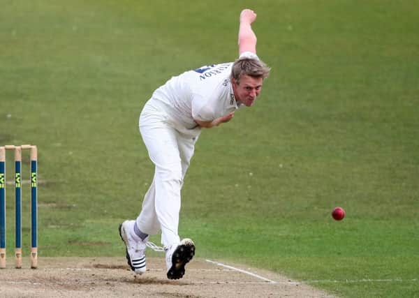 'MR CONSISTENT': Seam bowler Steve Patterson has taken 226 Championship wickets since the start of the 2010 season at an average of 26 and took 5-11 against tomorrows opponents in opener. Picture: SW PIX