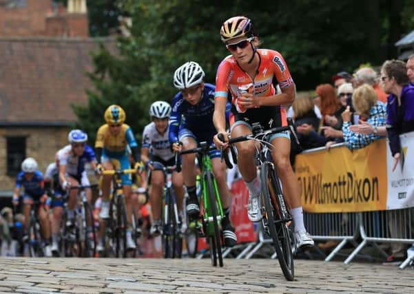Boels Dolmans Cycling Team's Lizzie Armitstead on lap one of the British Cycling National Road Championships in Lincolnshire. (Picture: Nigel French/PA Wire)