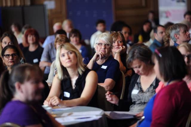The unloneliness conference gets underway at Leeds Civic Hall.

Picture Jonathan Gawthorpe.