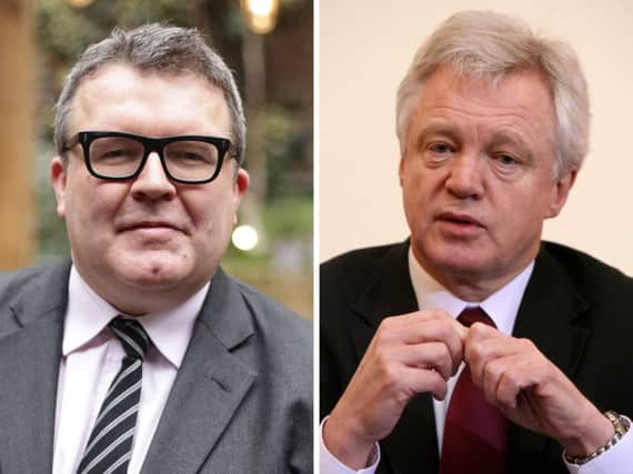 Labour backbencher Tom Watson (left) and Conservative former shadow home secretary David Davis, who along with other campaigners have won a High Court battle against the Government over data laws